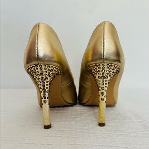 Elegant Gold Stiletto Heels